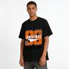 Vintage DENIM.CO Number Print Casual Loose Crew Neck Tee Pure Cotton T-shirt