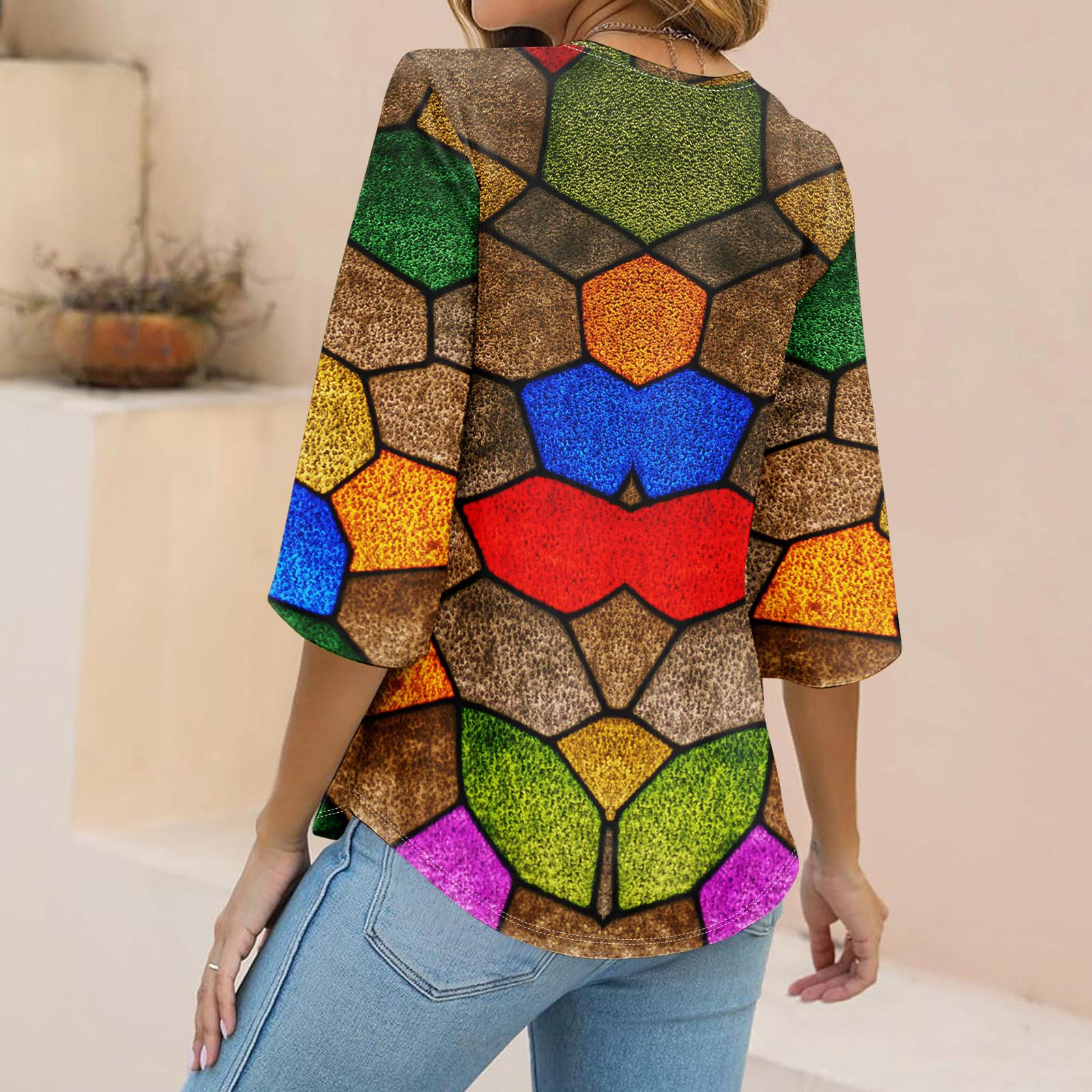 Рубашки с рукавом 3/4 для женщин — фото 6