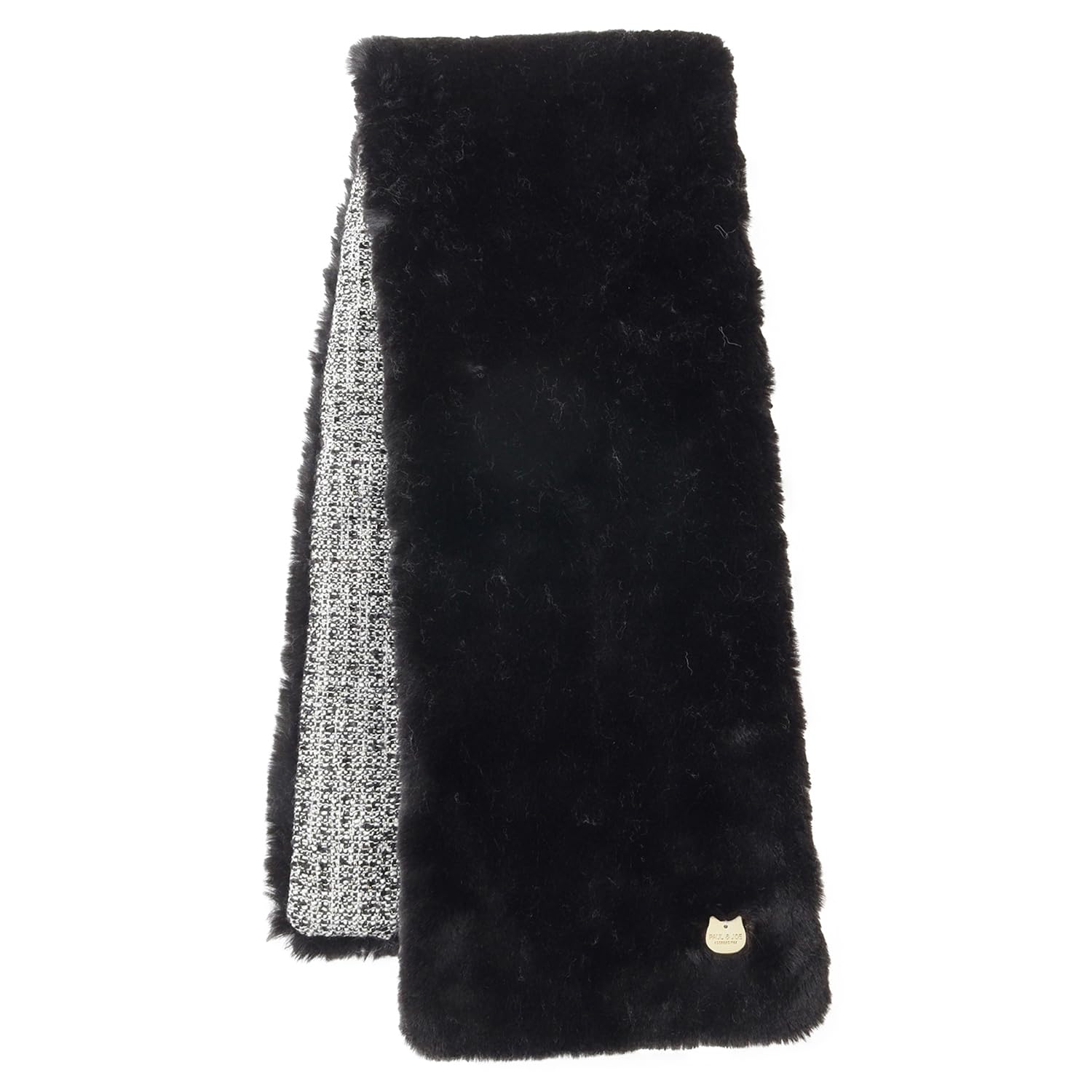 

Paul Joe Moonbat Faux Fur Tweed and Faux & Scarf, Women s, Fur, 24-113-48143, 15-00 чёрный