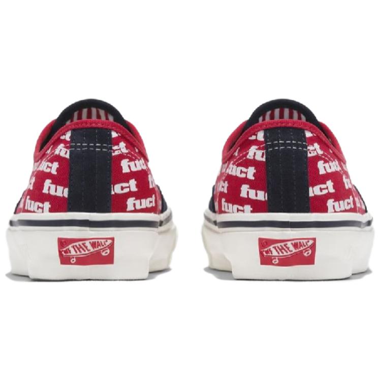 Vans Authentic Reissue 44 LX FUCT x Slam Jam Red Marshmallow Unisex Sneakers VN0007QZBJJ1