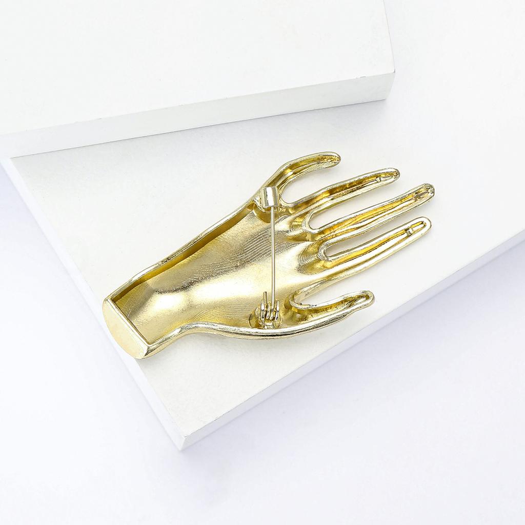 New Glossy Hand Pins for Women Unisex Glossy Character Brooches Event Party Backpack Decoration Clothes Accessories