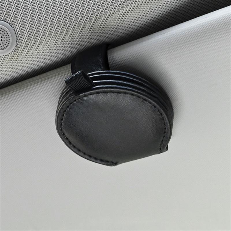 Auto Sonnenblende Brillenhalter Multifunktion PU-Leder Kratzfest Sonnenbrille Visitenkarten Aufbewahrung Aufbewahrungshalter Auto Innenraum