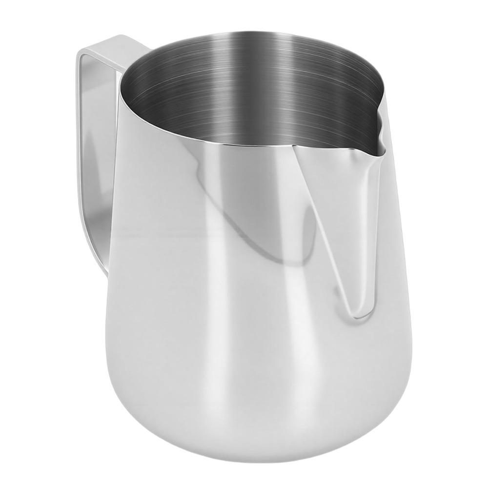 Anti-Drip Spout Latte Art Pitcher 304 Stainless Steel Milk Steaming Pitcher  For Hot Chocolate