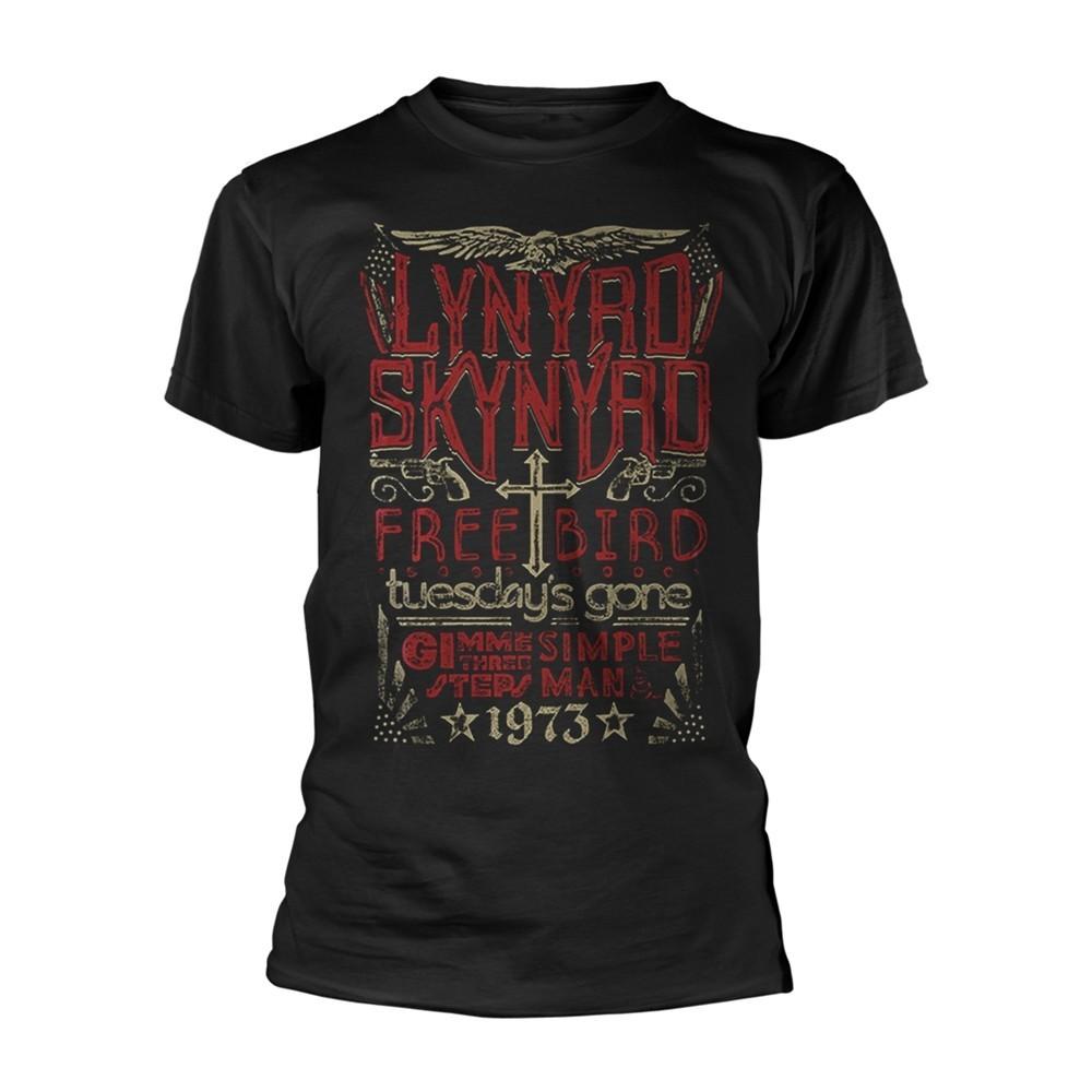 Lynyrd Skynyrd  Freebird 1973 Hits  Black T shirt - NEW Unisex T-Shirt XXXXL