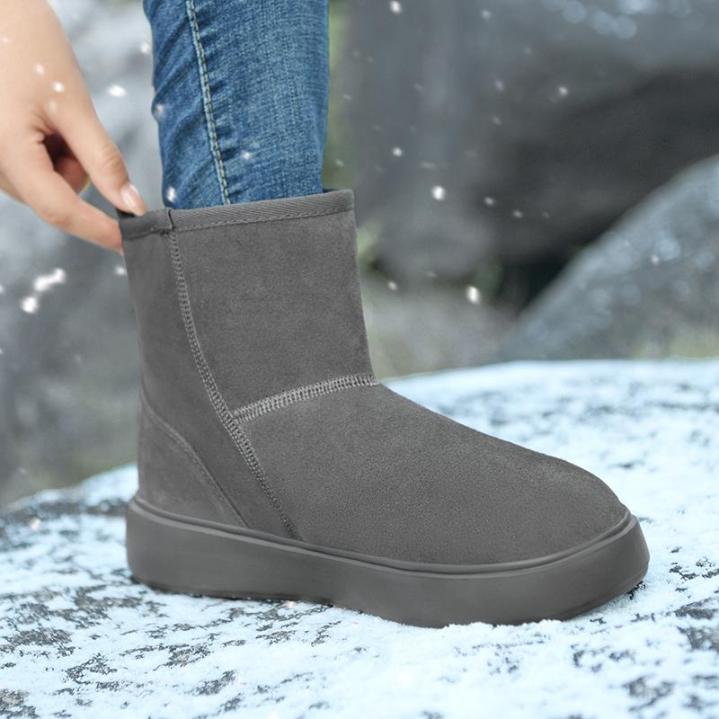 Mujeres botas caliente piel nieve botas mujer botas de invierno mujeres  zapatos de mujer falso ante botas de tobillo para las mujeres comprar a  buen precio — entrega gratuita, reseñas reales con
