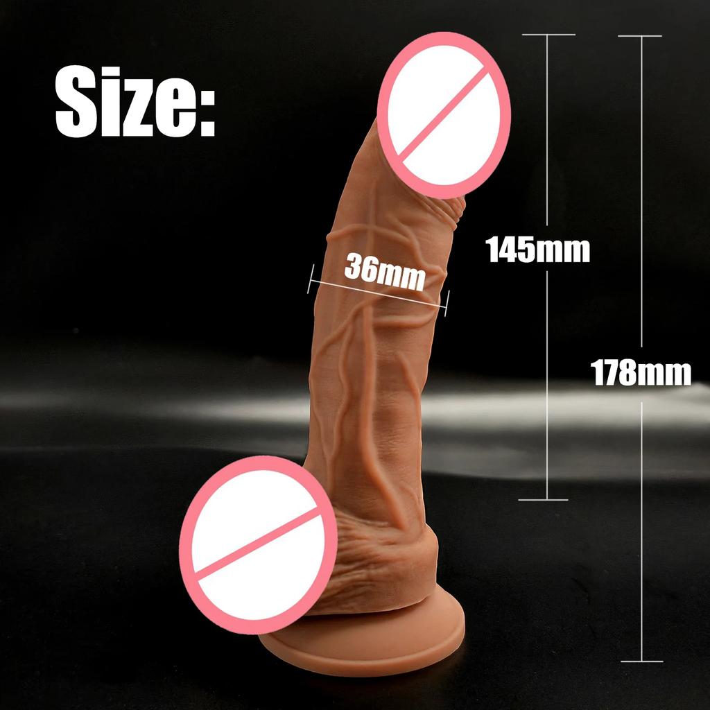 Flüssigsilikon Weiche Simulation Dildo Anal Sexspielzeug Großer Schwanz Weiblich Homosexuell Klitoris Vaginal Masturbator G-Punkt Stimulator 18