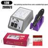 High-Speed Electric Nail Polisher 2000: Adjustable Speed Nail Polish Remover