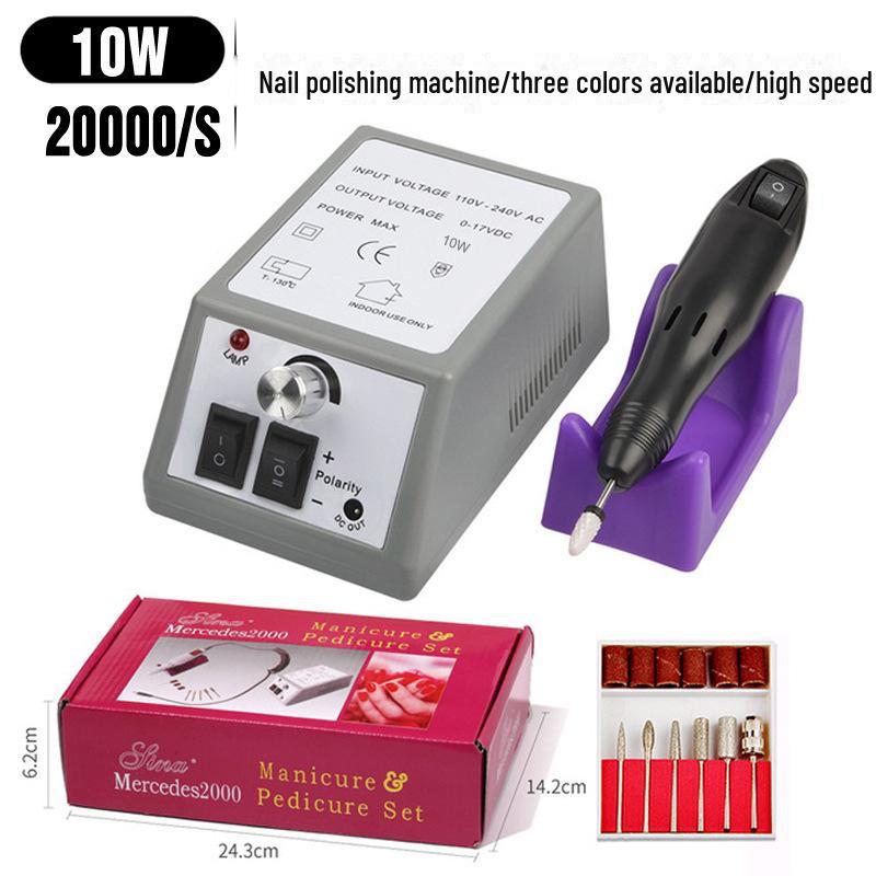 High-Speed Electric Nail Polisher 2000: Adjustable Speed Nail Polish Remover