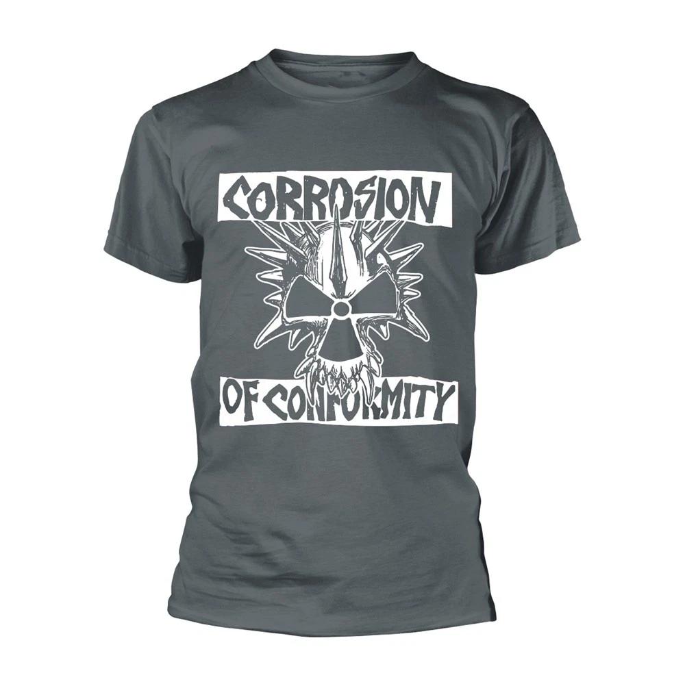 

Corrosion Of Confirmity Skull Logo Grey T shirt - NEW 4XL
