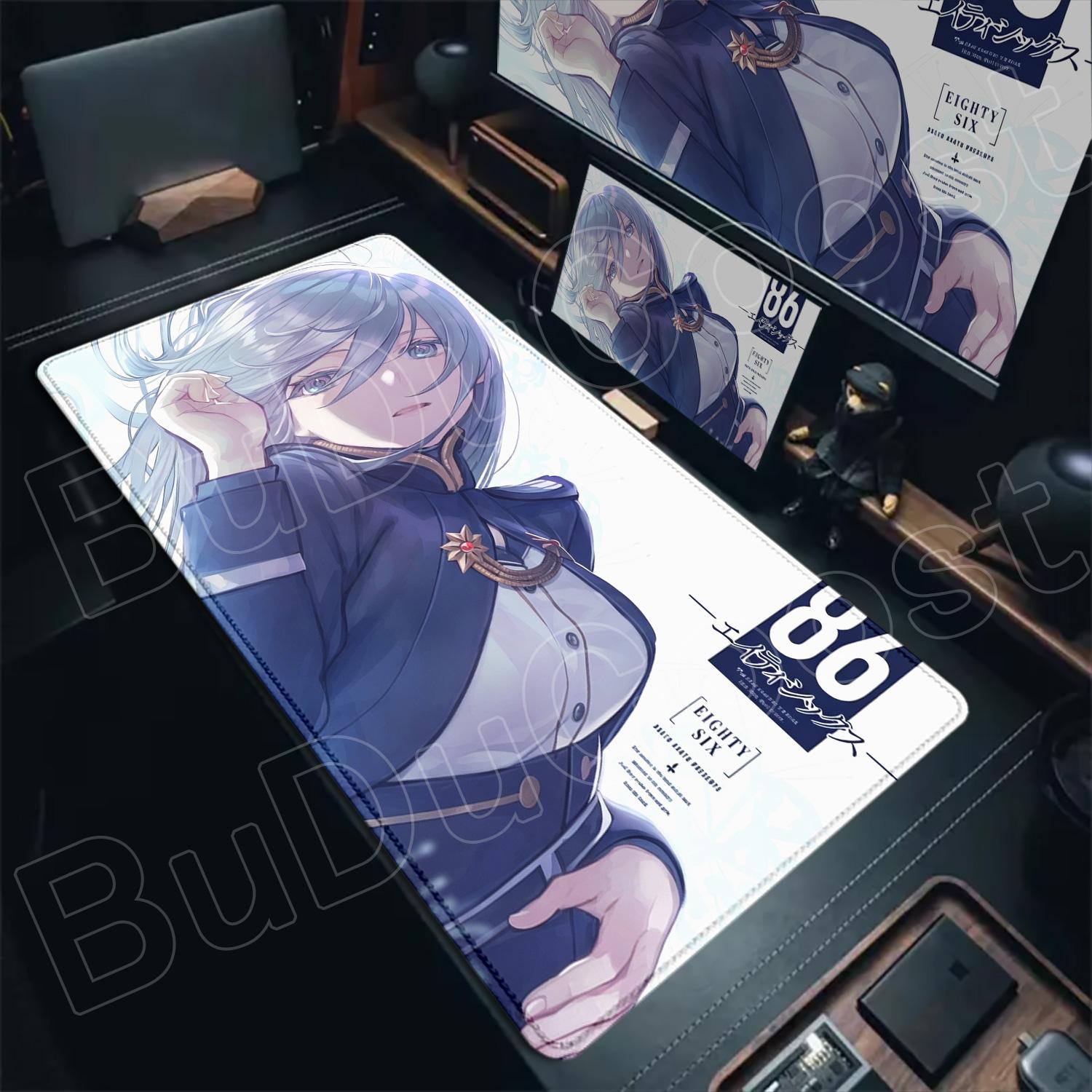 Ergonomic Rubber Mousepad Shinei Nouzen Gaming KeyboardMat PC Accessories New Anime Eighty Six Vladilena Lena Milize MousePad SBD300x800x2mm