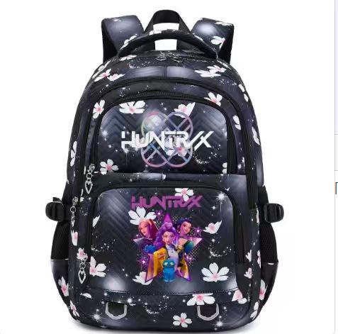 Peripheral printing large-capacity primary and secondary school schoolbags trendy backpacks lightweight and fashionable backpacks