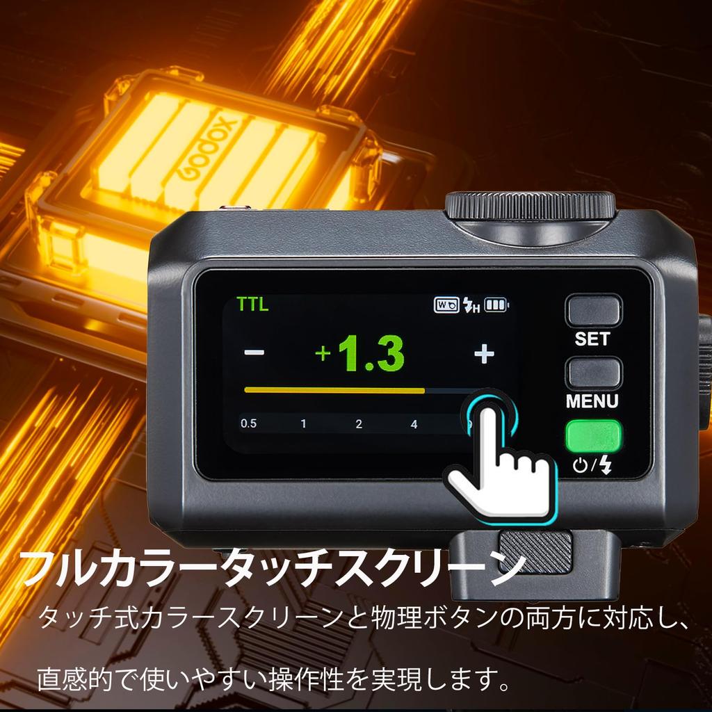 Godox iT30Pro S Camera Flash with Color LCD TTL Compact Yet 560 Full Wireless Optical GODOX IT30 PRO S for Lightweight Design Touch-Sensor Screen,