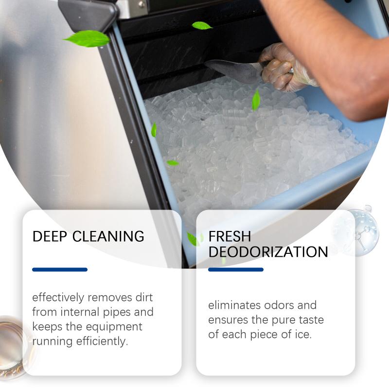 Ice Machine Descaler Tablets Powerful Deep Cleaning Odor Removal for Household Business Scenarios