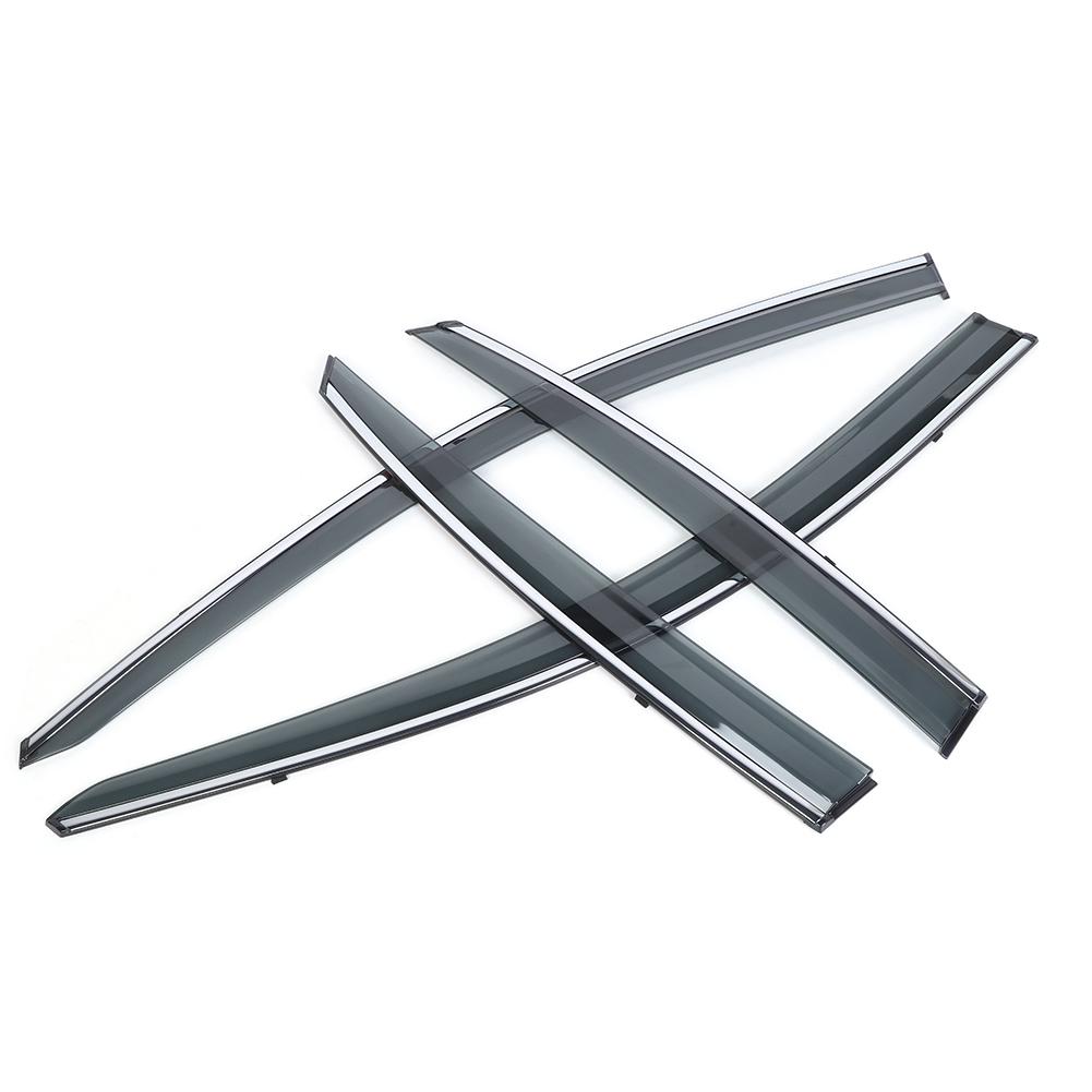 4Pcs Set Window Shield Rain Sun Visor Guard Modification Fit for Toyota Avalon 2019 up