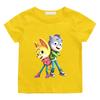 The Creature Cases Cartoon Print Children's T-shirts Cotton Short Sleeve Cute Boys Girls Tees Casual Crew Neck Tops for Summer