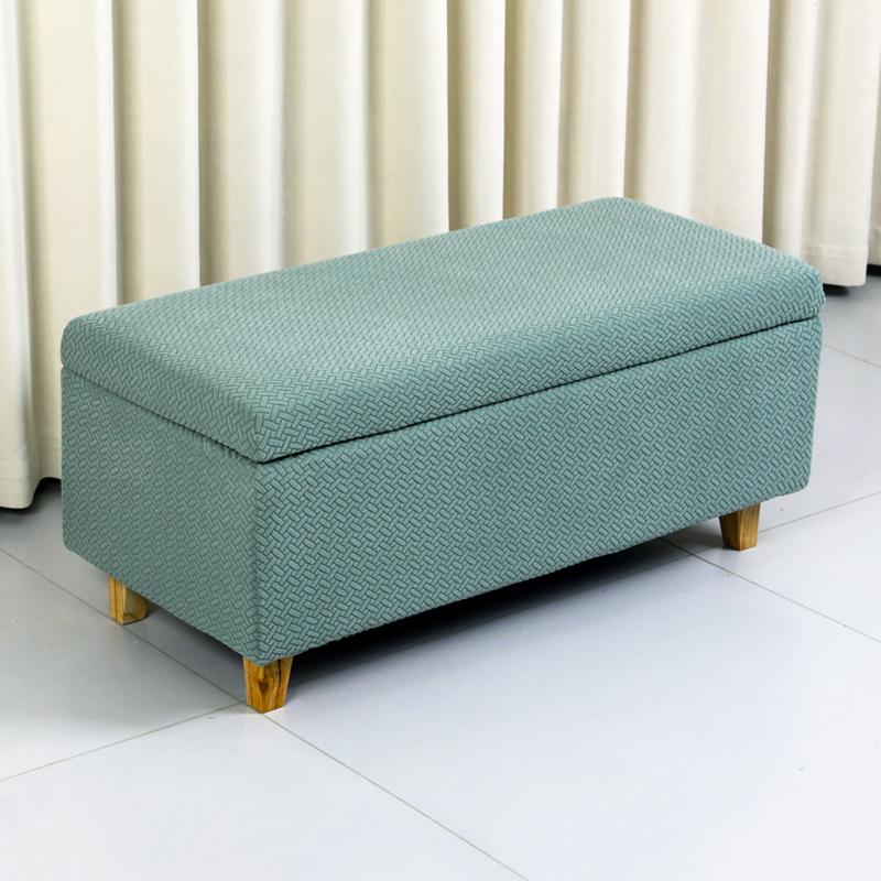 Rechteckiger Aufbewahrungshockerbezug, faltbarer Fußhockerbezug, Sofa-Fußstütze, Bankhocker-Schutz, Wohnzimmer, Büro, Heimdekoration