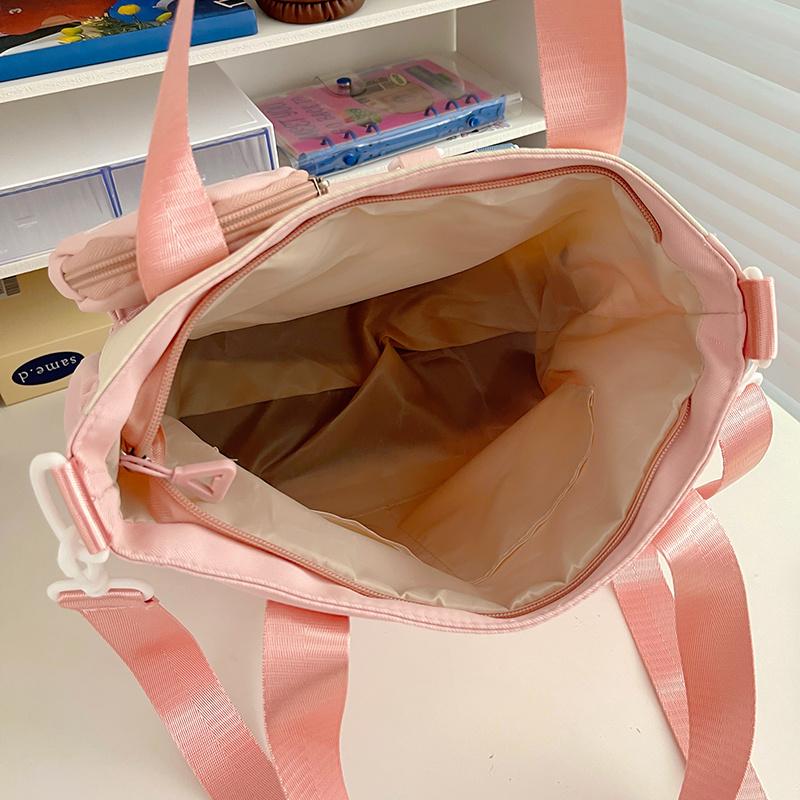 Versatile Teen Girls Handbag with Cartoon Coin Purse  Cute Cartoon Shoulder Bag  Super Cool Crossbody Bag