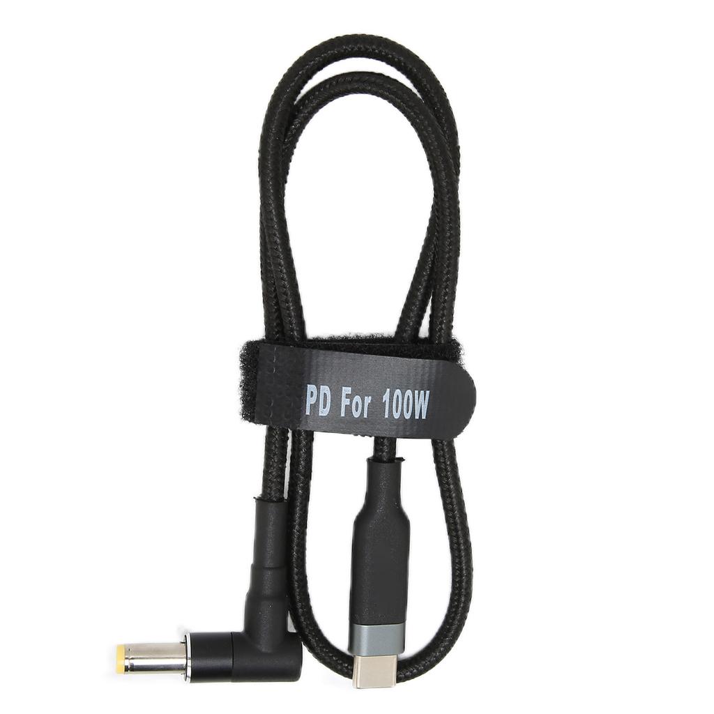 Laptop Charging Cable DC Power Plug Connector Converter Cable TypeC PD Charging Cable