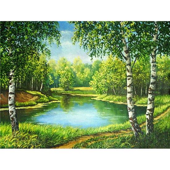 HUACAN 5D Diamond Painting Tree Full Square Diamond Embroidery Scenery Diamond Mosaic