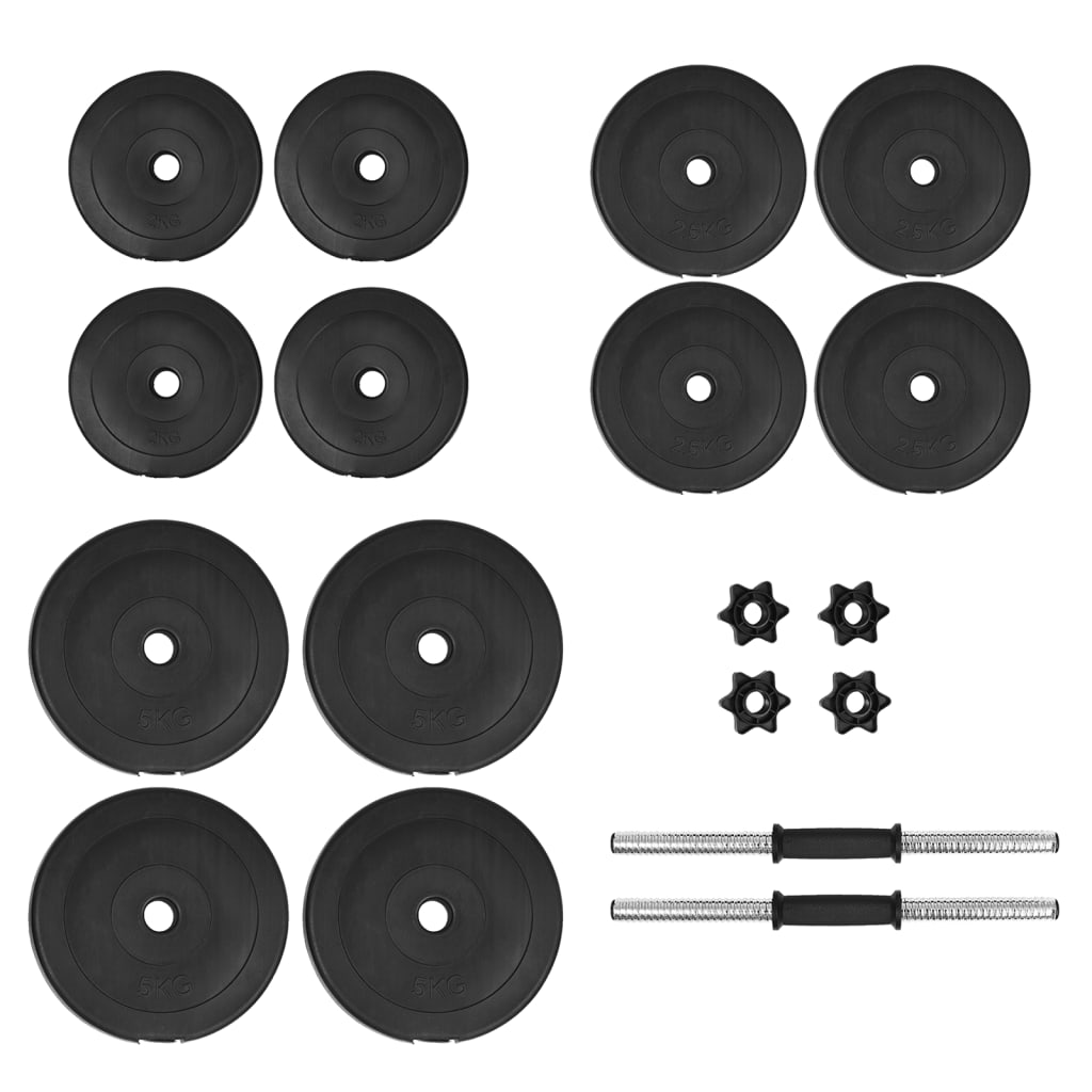 Short Dumbbell Set with Weights 40 kg