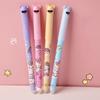 4 Stuks/Set Schattige Cartoon Uitwisbare Gelpen 0,5 mm Volle Naald Kristal Blauwe Inkt Kawaii Eenhoorn Beer Panda Schrijfpennen voor Schoolstudenten