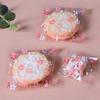 100Pcs Cherry Blossom Drawstring Candy Bag Snowflake Crisp Baked Dessert Snack Packaging Bag Party Gift Bag