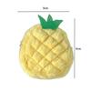 Cute Kid's Coin Pouch Cartoon Bag Keychain Pendant Zipper Fruit Shape Plush Coin Purse  Gift