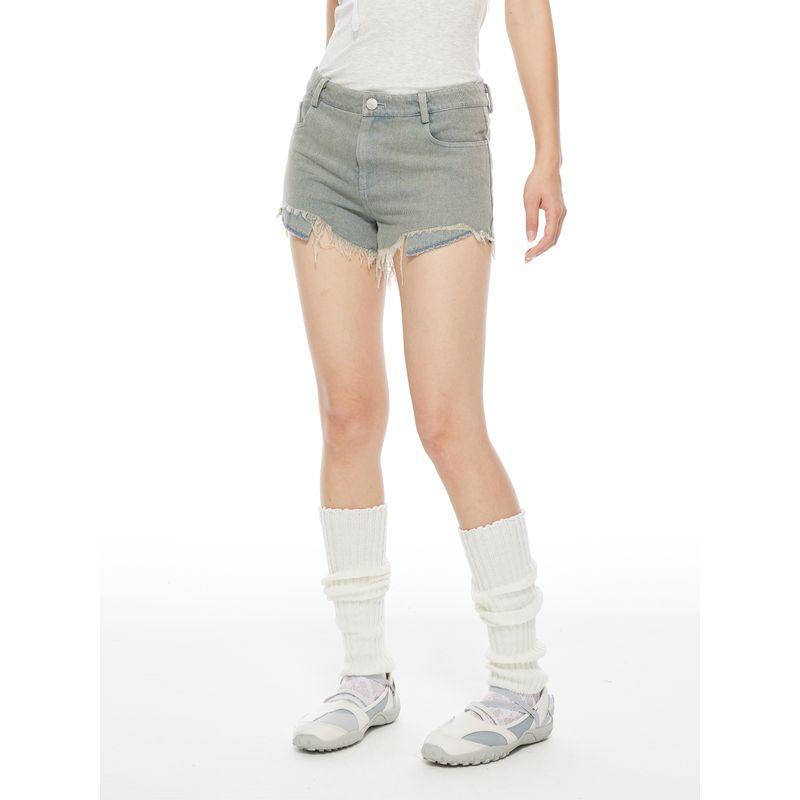 Thelight24 Summer New Arrival Water Blue Denim Super Short Shorts Female Sexy Casual Easiest for Match American Retro Original