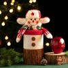 Portable Christmas Gift Treat Candy Box Plush Christmas Decorations  Children