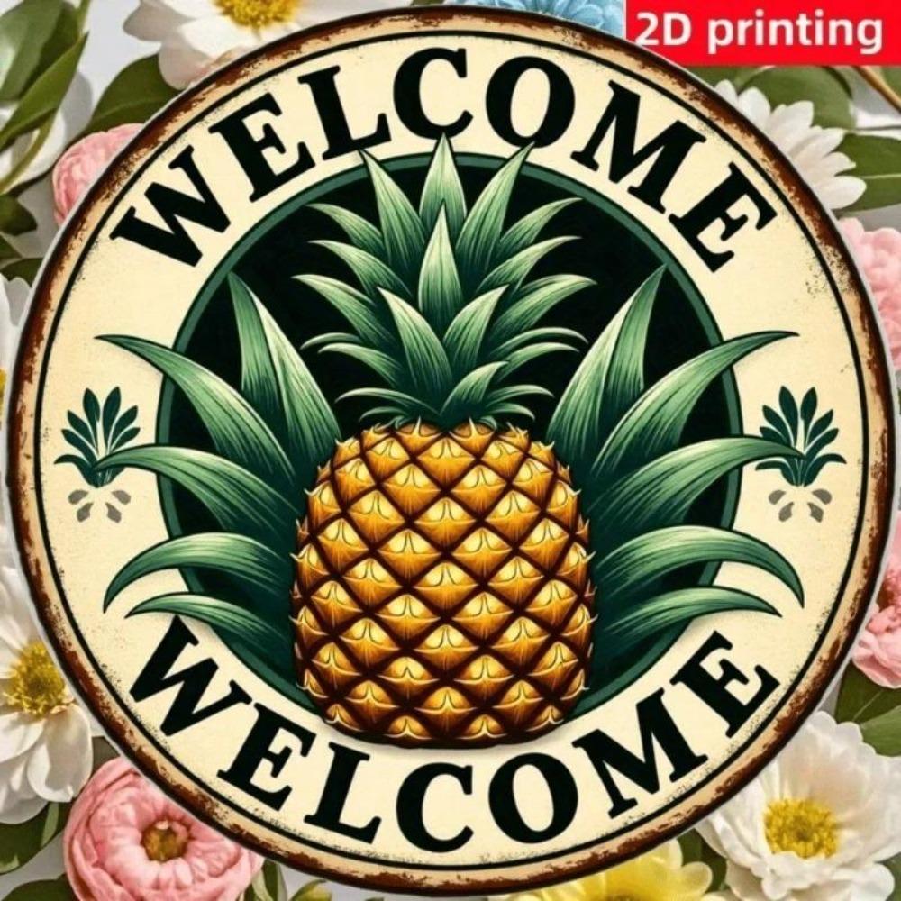 Vintage Tropical Metal Wall Art Home Decor Gift