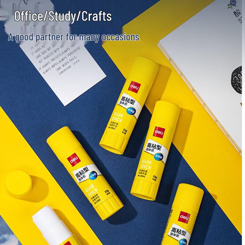 Deli 20g PVP Solid Glue Sticks (6-pack)