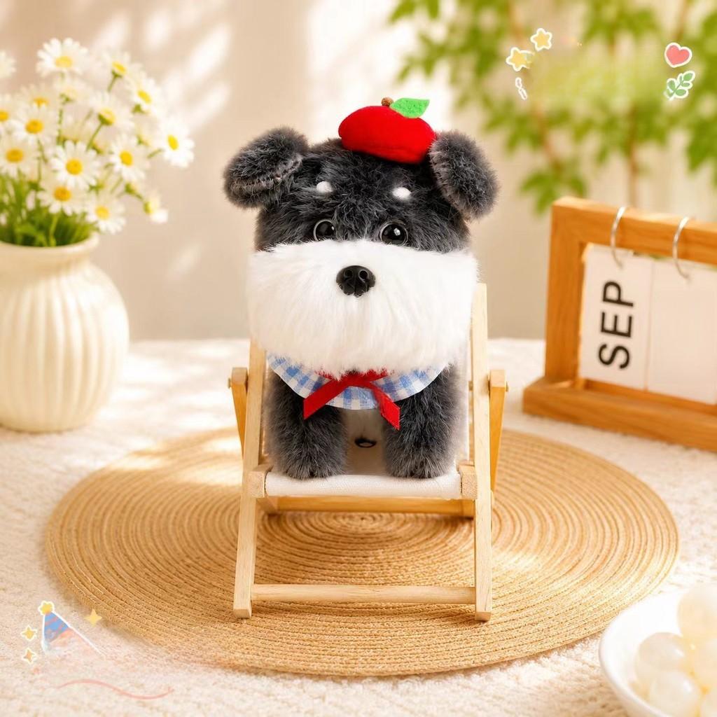 Plush Dog Christmas Ornament With Pp Cotton Filling Perfect For Holiday Decor Gift For Kids