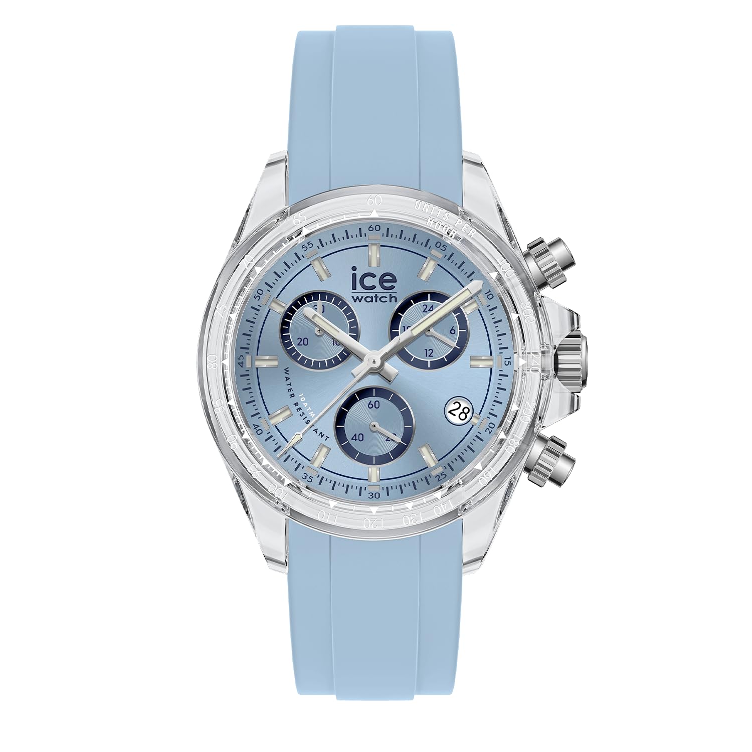 [Ice-watch] Ice-watch Men s Watch [BEWATCH] Clear Timeless Blue 41mm Chronograph 025632