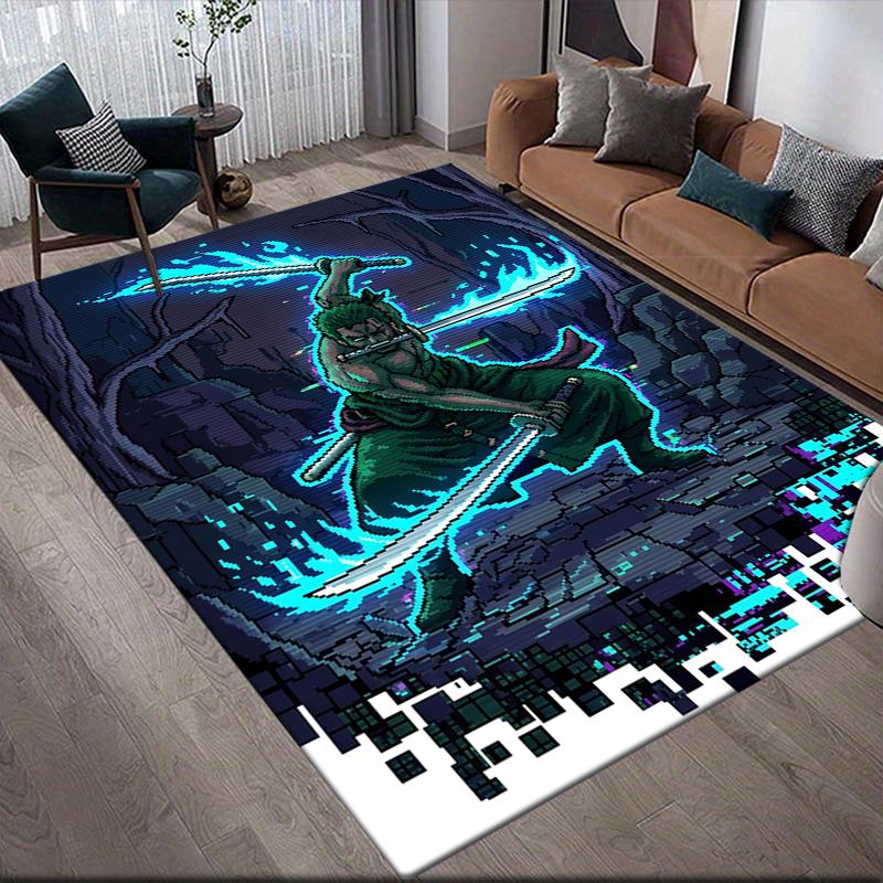 Zoro Home Sofa Decoration for Living Room & Bedroom, Non‑Slip Play Flannel Floor Mat for Game Room