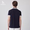 HAZZYS Men's Summer 3A Antibacterial Color-block Polo Shirt ASTZE0BBE28