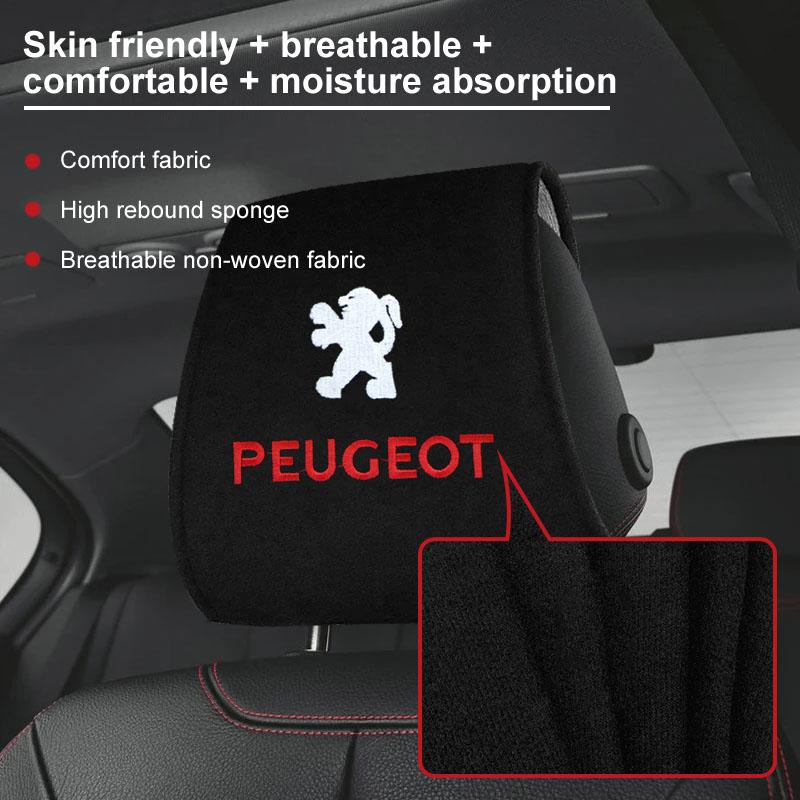 Car Seat Back Headrest Pillow Storage Bag Dustproof Cover For Peugeot 308 408 508 RCZ 208 3008 2008 206 207 108 406 407 408 206 207 208 306 307