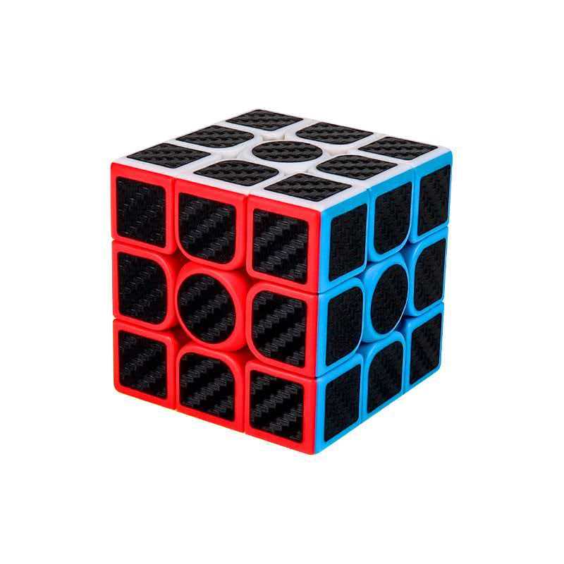 Smooth Carbon Fiber Speed Cube 2X2 3X3 4X4 Problem Solving Brain Teaser Educational Toys For Kids Children Adults Best Gifts