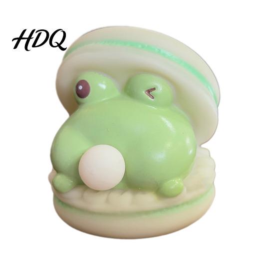 Frog Squeeze Toy Bubble Animal Macaron Fidget Stress Relief Dog Cat Rabbit Soft Sensory Anti-Anxiety Ball Pinch Desk TPR