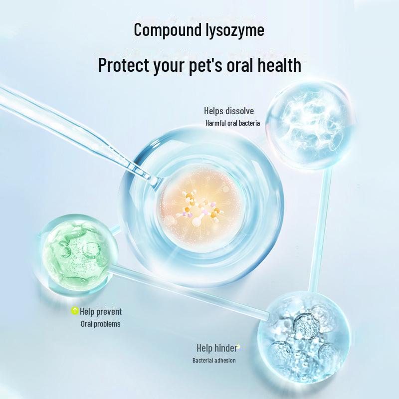 Pet Oral Care Spray - Freshens Breath & Removes Calculus for Dogs & Cats