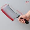 Decorative Bloody Axe Realistic Looking Plastic Halloween Fake Machetes Statue Sickle Knife Horror Cosplay Arm Prop For Home