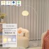 French Cream Style Arc Floor Lamp