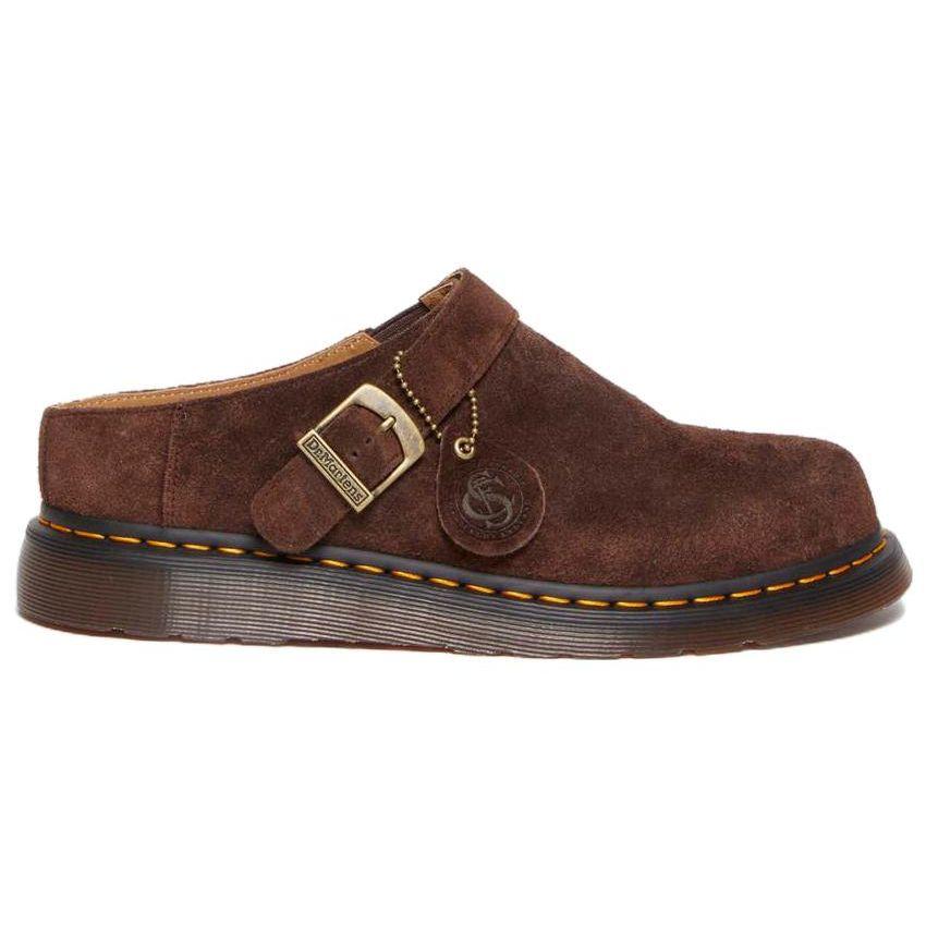 Dr. Martens Isham Suede Shoe Dark Brown Unisex Sneakers 30619201