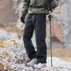 Mens Tactical Cargo Pants Fall Outdoor Hiking Workwear Straight Cut Quick Dry Multi Pocket Utility Trousers