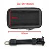 Waterproof Motorcycle Cell Phone Mount Universal Moto Electric Bike Rear View Mirror Phone Holder Stand for iPhone 16 17 Samsung
