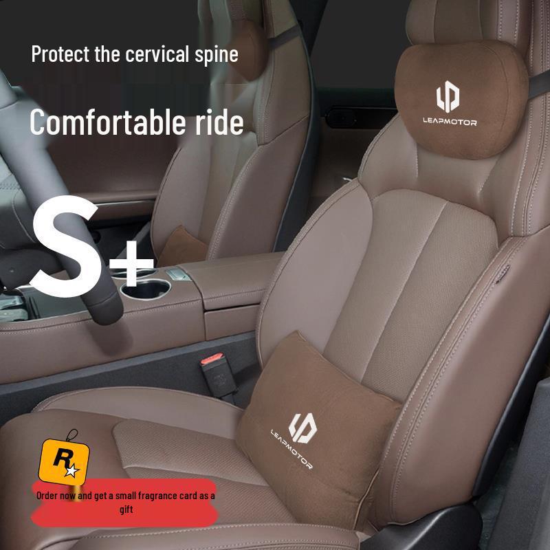 Leapmotor C01 Headrest & Lumbar Support with Neck and Waist Car Seat Pillows