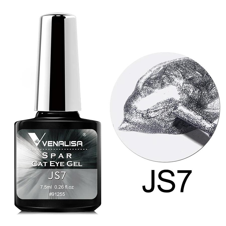 

Venalisa 7.5ml 9D SPAR Cat Eye Gel Polish Hybrid Varnish for Manicure, Chameleon Jelly Color Long-Lasting UV Gel