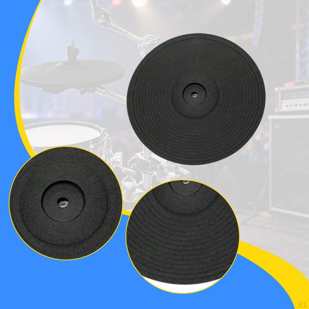 Zone Electronic Cymbal 9 inch,Replacement,Practical Portable Compact Professional Rubber for