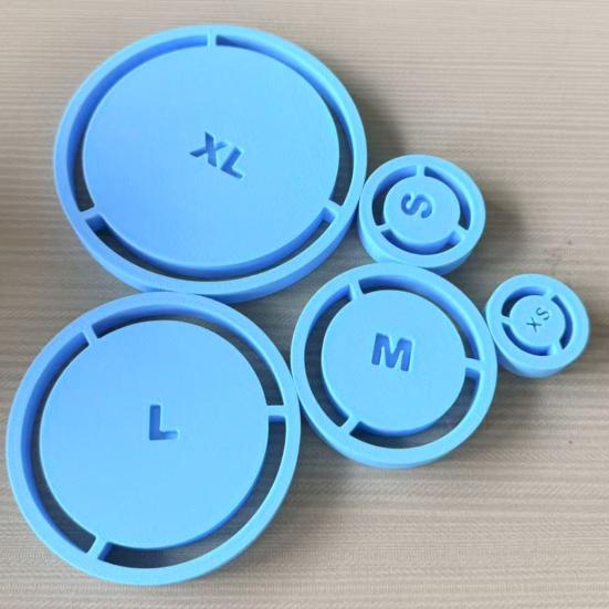 Ceramic Shaping Mold 5PCS Pottery Foot Ring Tool, Reusable ABS DIY Clay Molder, Studio Equipment Handmade Base Alignment for Consistent Bowls And