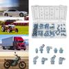 110 Pcs Grease Nipple Fittings Assortment Kit Straight 45/90° Angled Galvanized Metal Grease Nipple Set for Motorcycle Truck