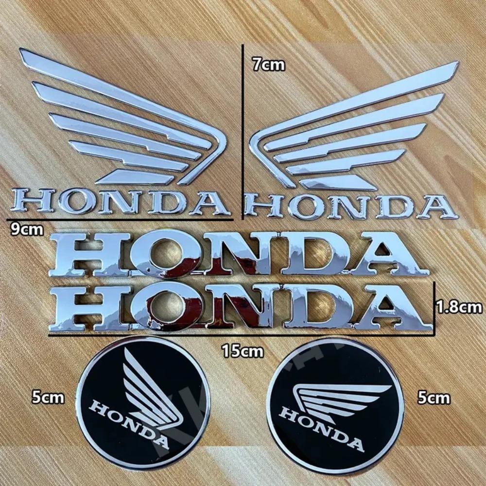 Honda Stickers, 3D Circular Labels, Electroplated Letters, Waterproof Motorcycle Decoration Accessories Pcx125PCX160CBR650R1000R